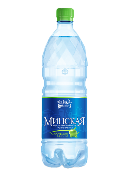 Напиток Минская вода Яблоко 1л газ*12 Минск